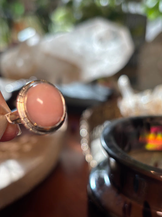 Pink Opal Ring size 5
