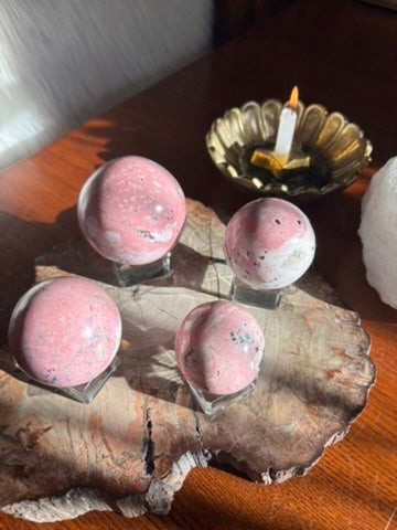 Rhodonite Sphere - Peru