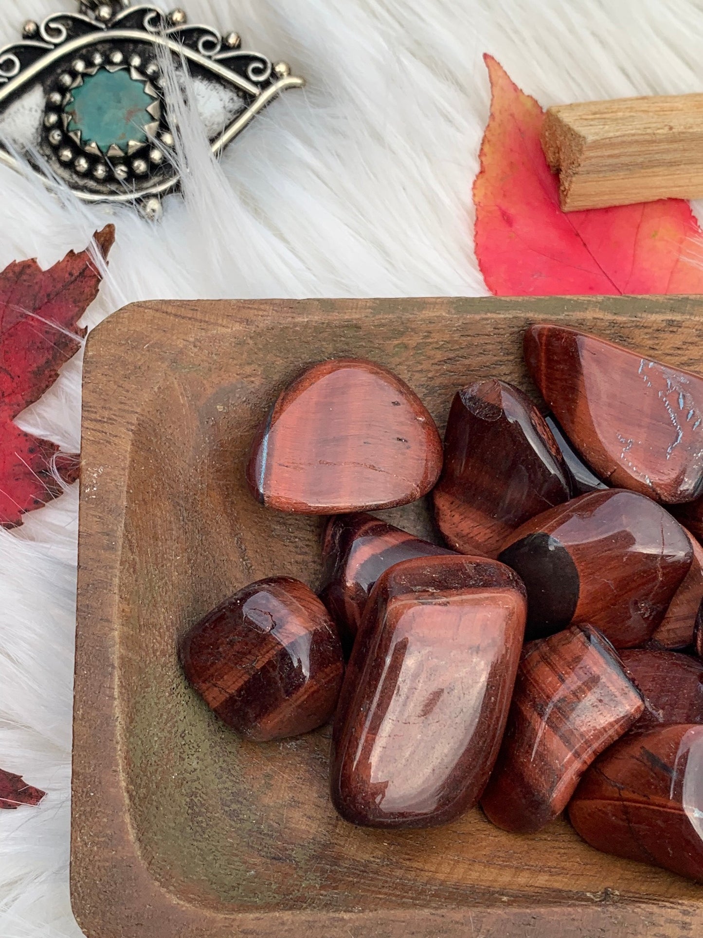 Red Tiger's Eye - Tumble
