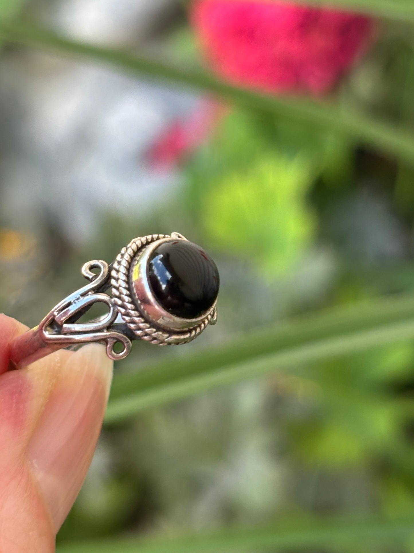 Black Onyx Ring size 6