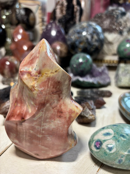 Polychrome Jasper Flame | Madagascar