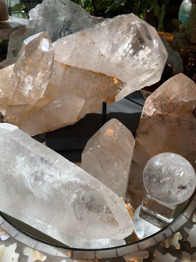 Smokey Lemurian Quartz Point