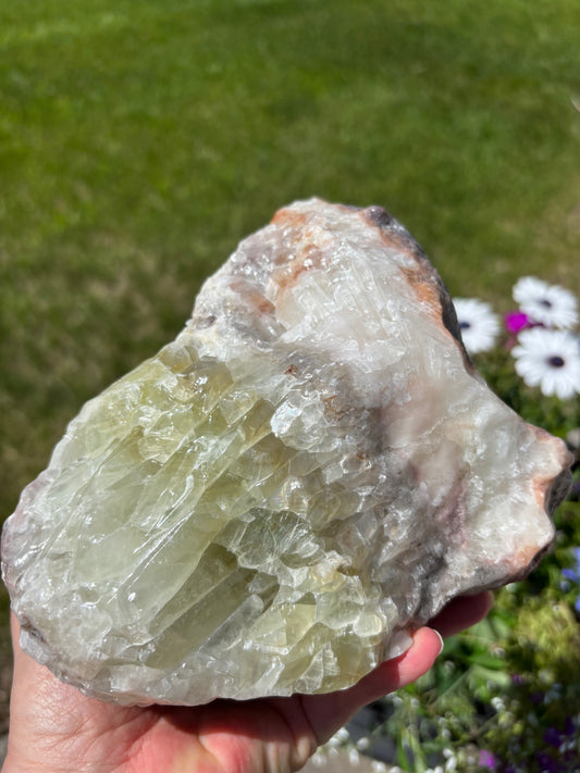 Green Calcite natural - Mexico