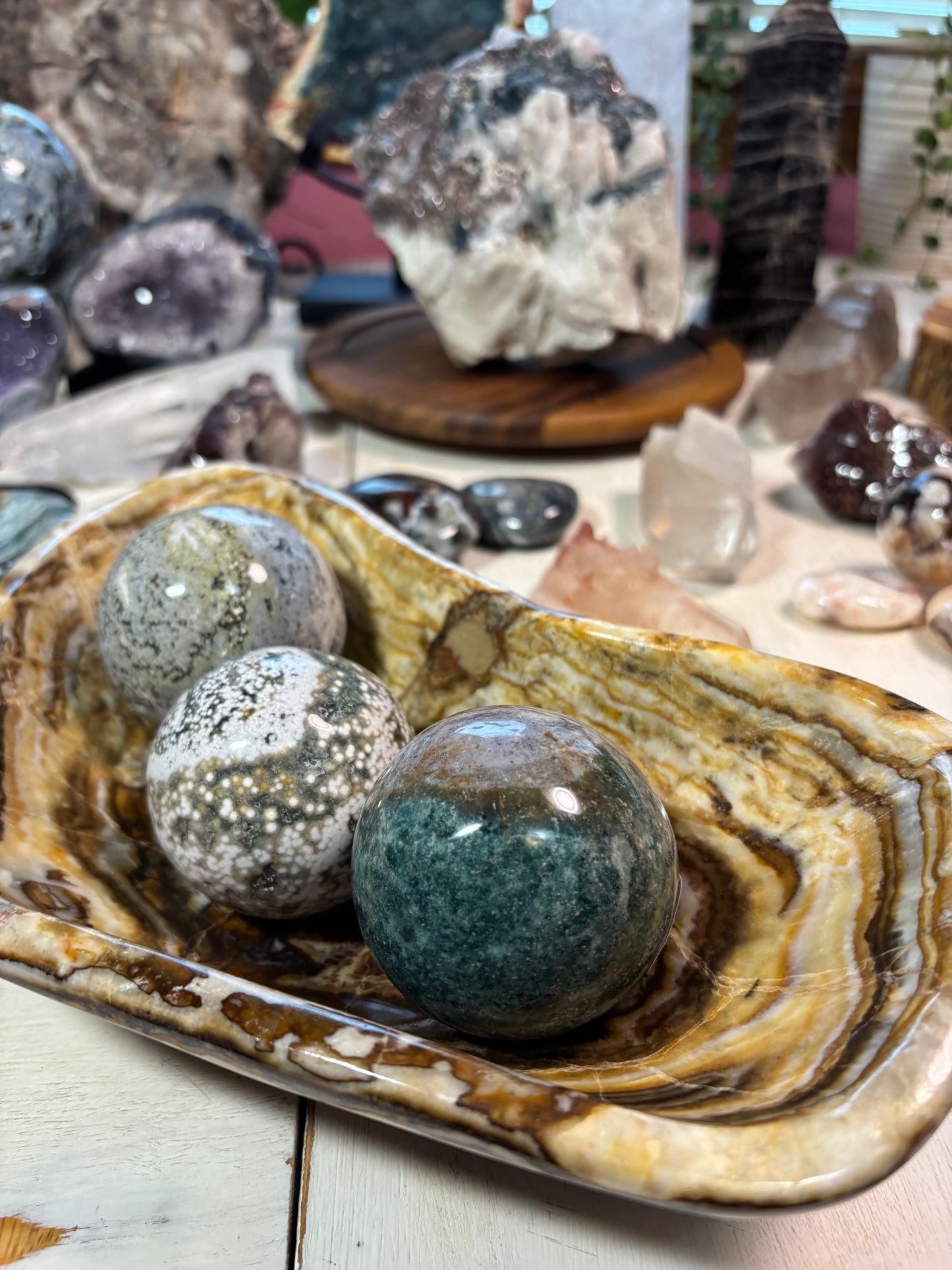 Aragonite Bowl - Morocco