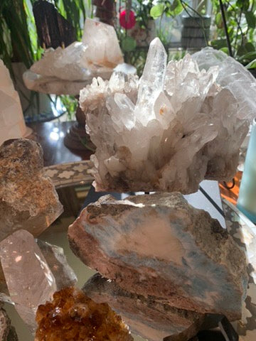 Lemurian Quartz Cluster