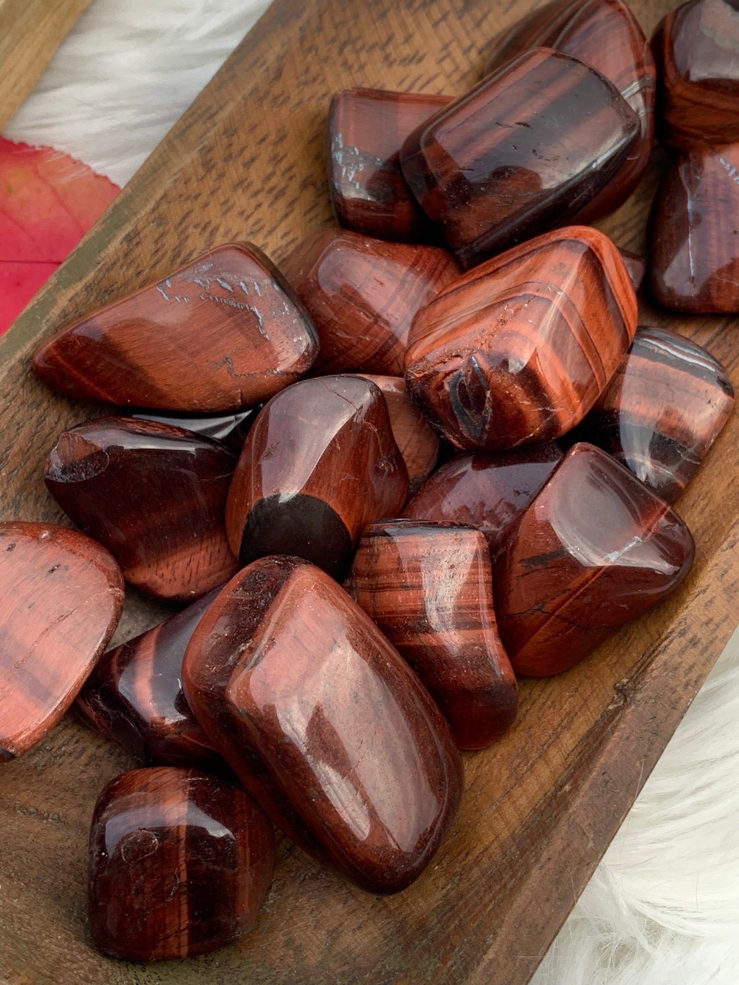 Red Tiger's Eye - Tumble