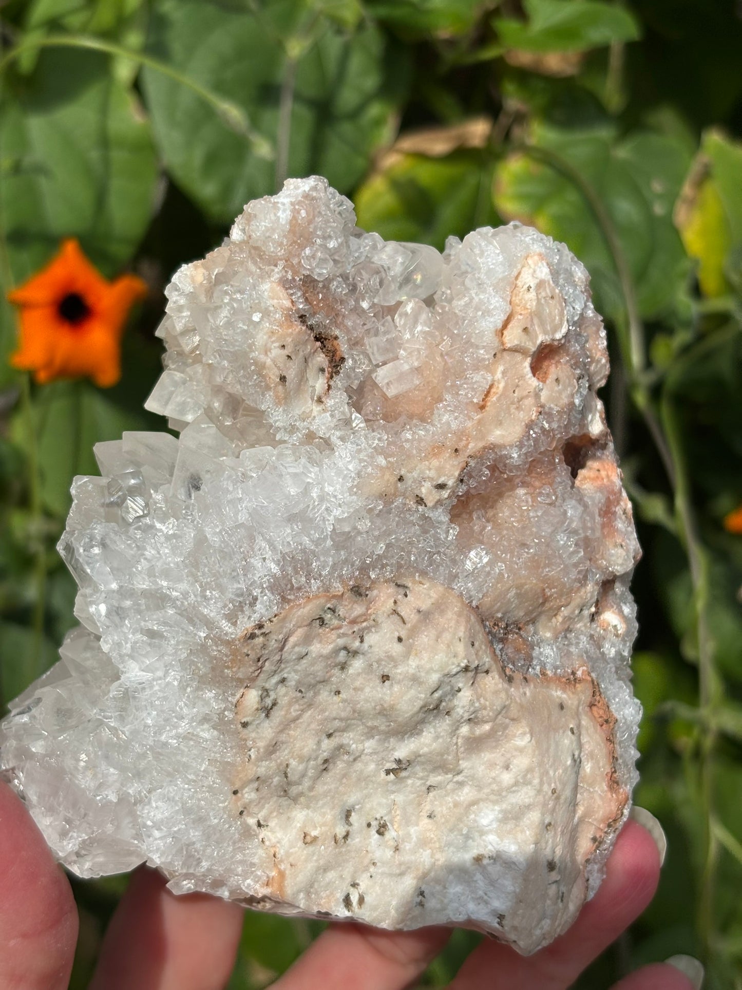UV Druzy Calcite Cluster - Indonesia