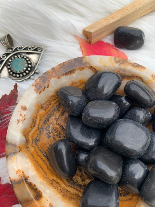Black Tourmaline - Tumble | India