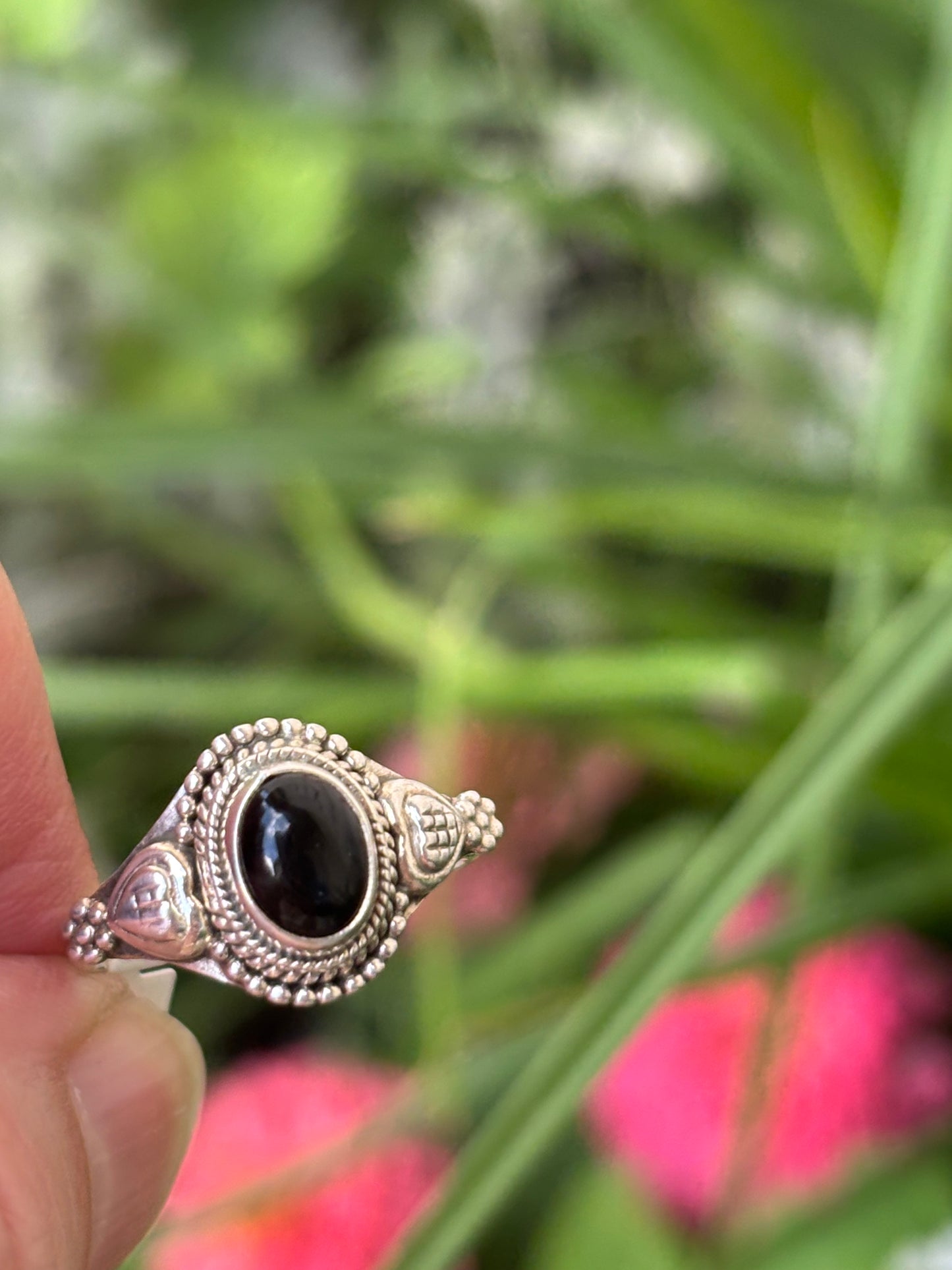 Black Onyx Ring size 8