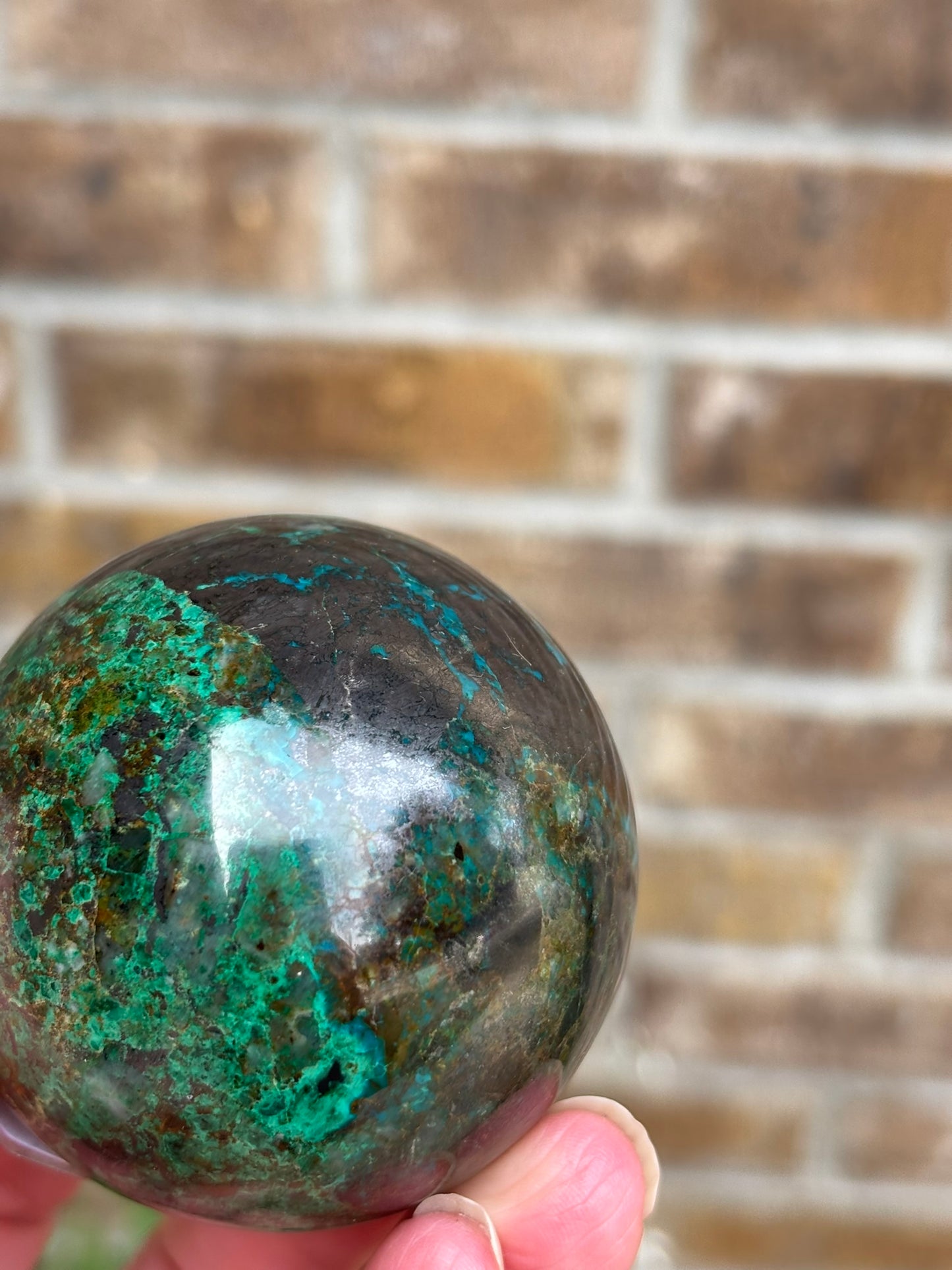 Chrysocolla Sphere