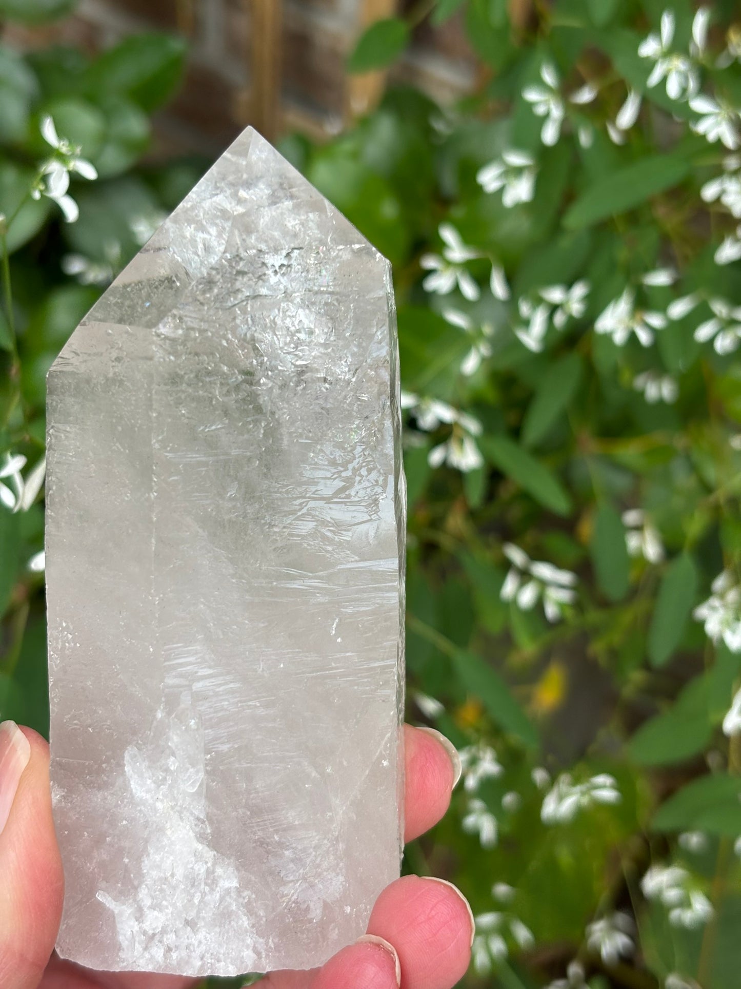 Lemurian Quartz Point - Rainbow - Key