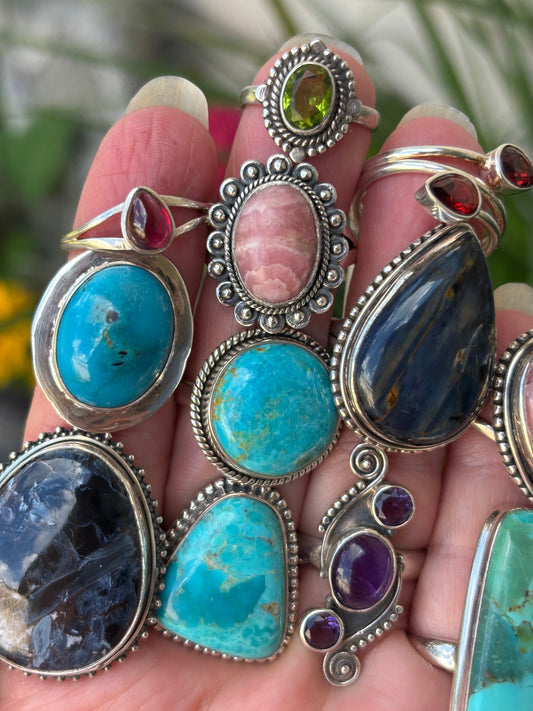 Rhodocrosite Ring size 8