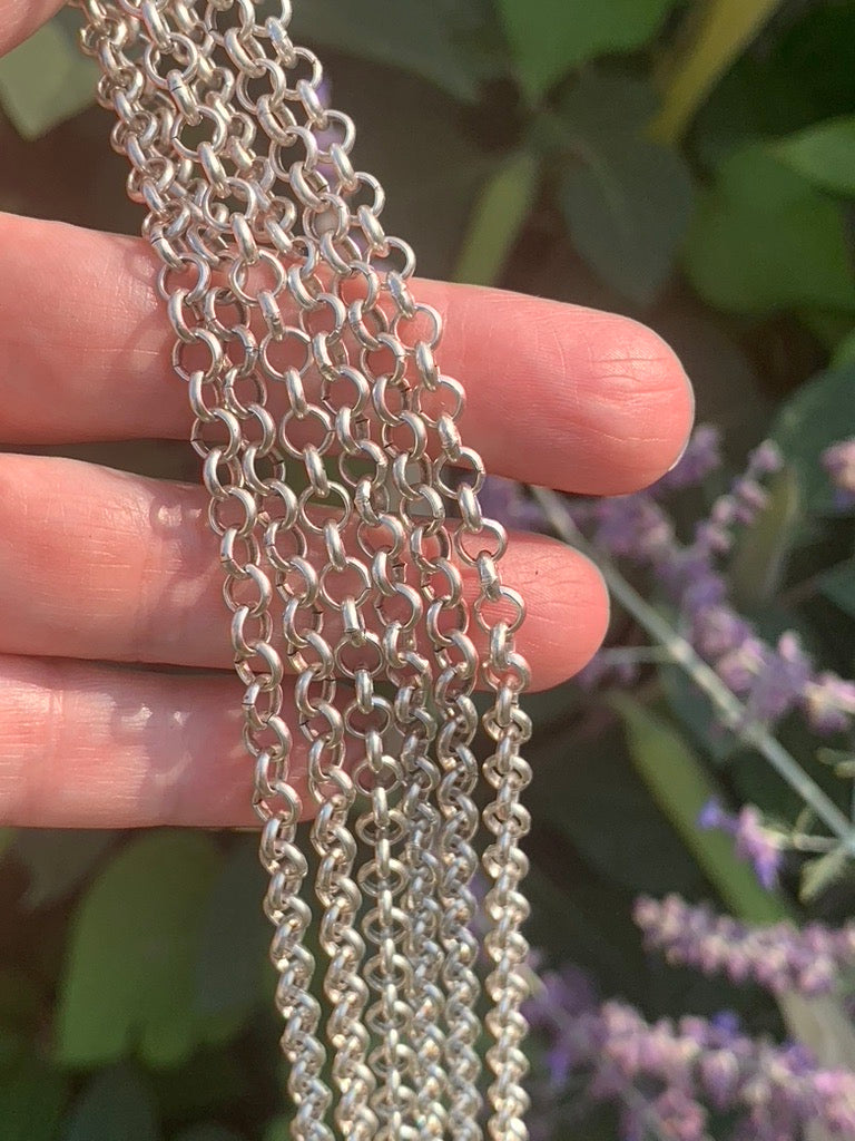 Tibetan Silver Chain - PENDANT NOT INCLUDED