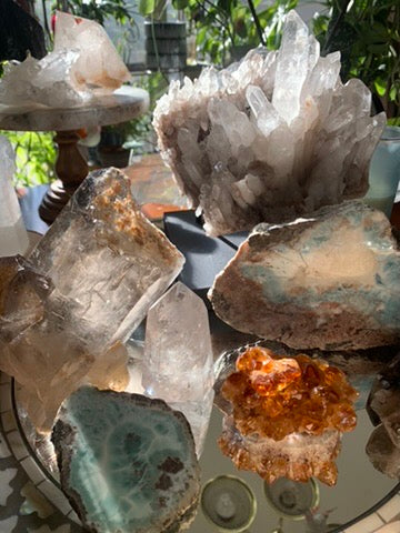 Lemurian Quartz Cluster