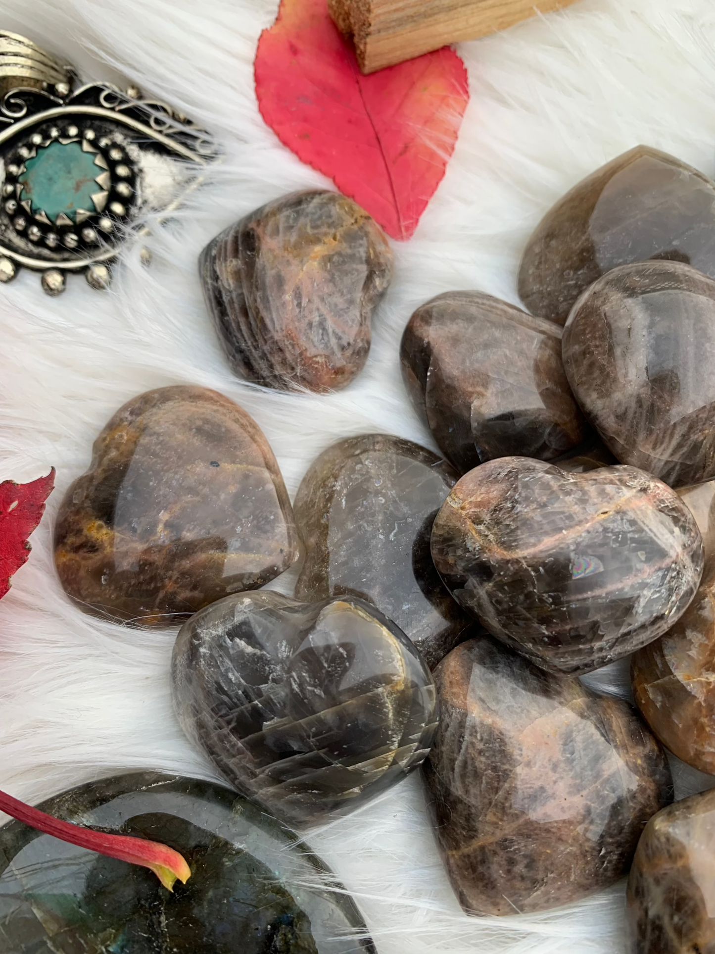 Black Moonstone - Heart