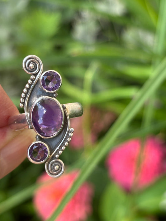 Amethyst Ring size 8