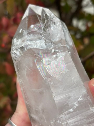 Lemurian Quartz Point - Rainbows