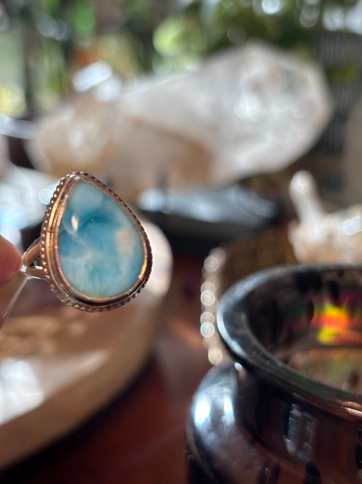 Larimar Ring Size 7