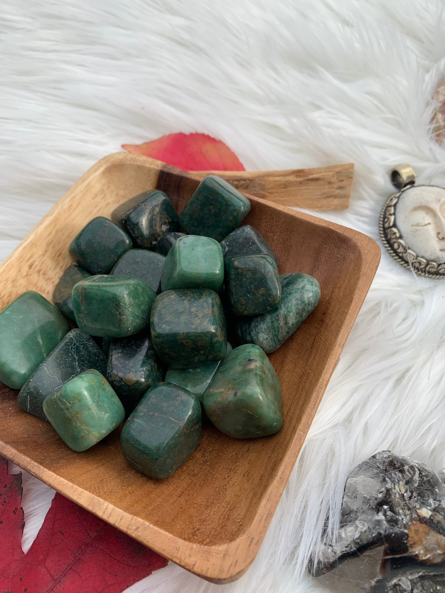 African Jade tumbles