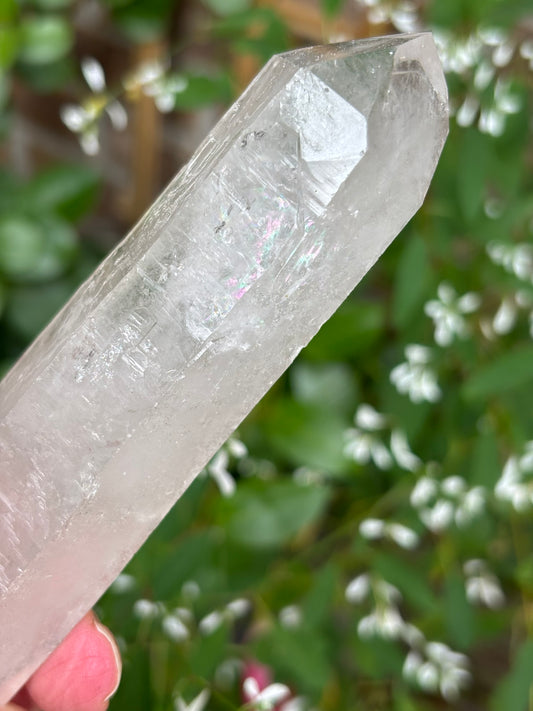 Lemurian Quartz Point - Rainbows