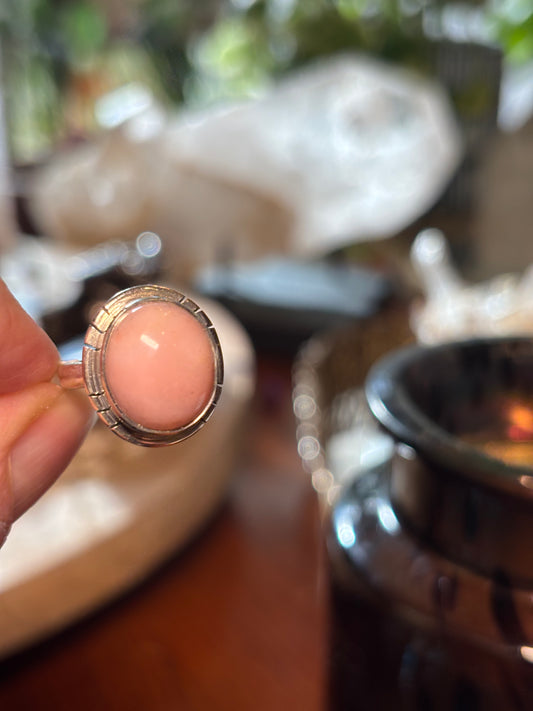 Pink Opal Ring size 5