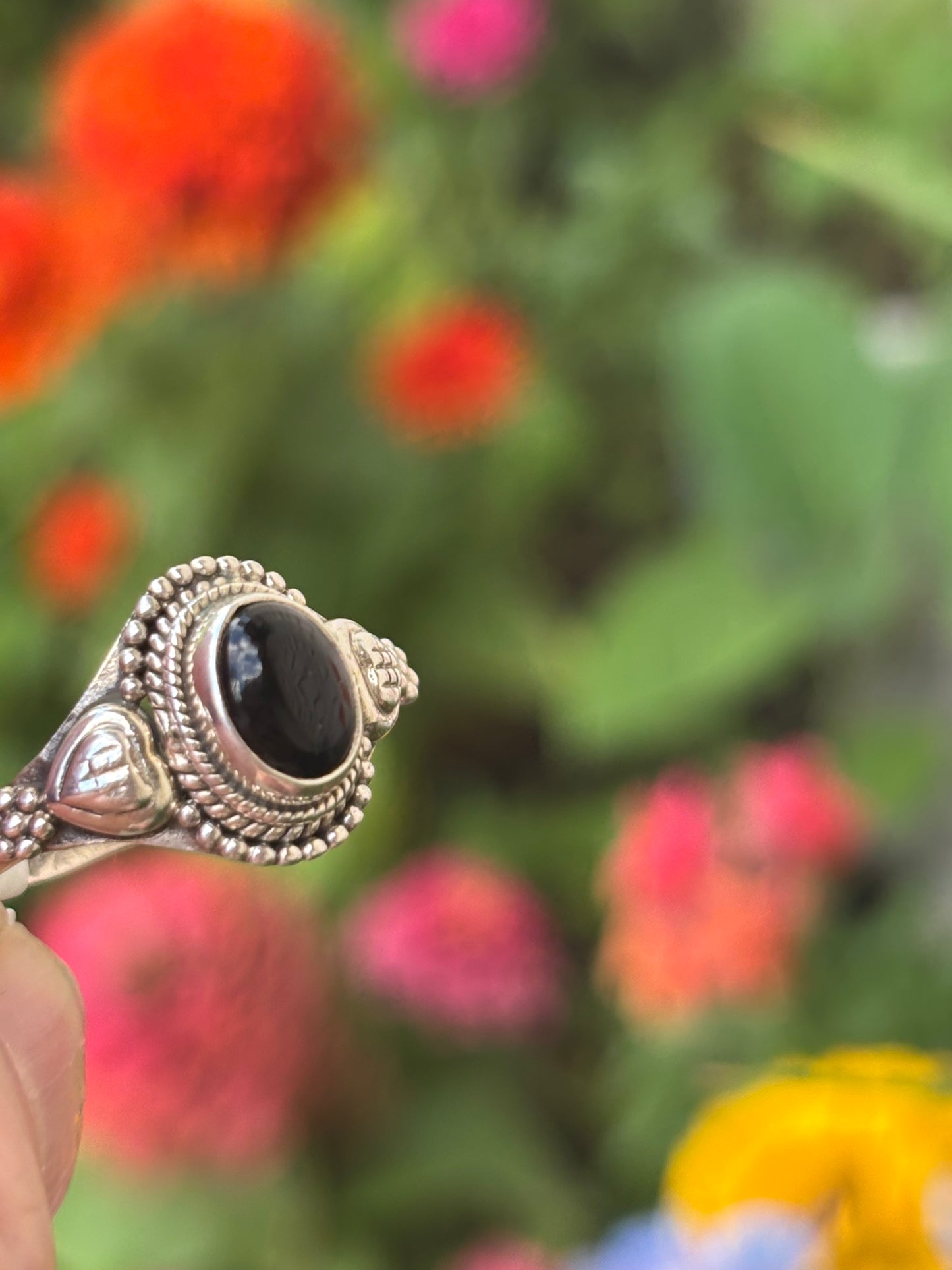 Black Onyx Ring size 8