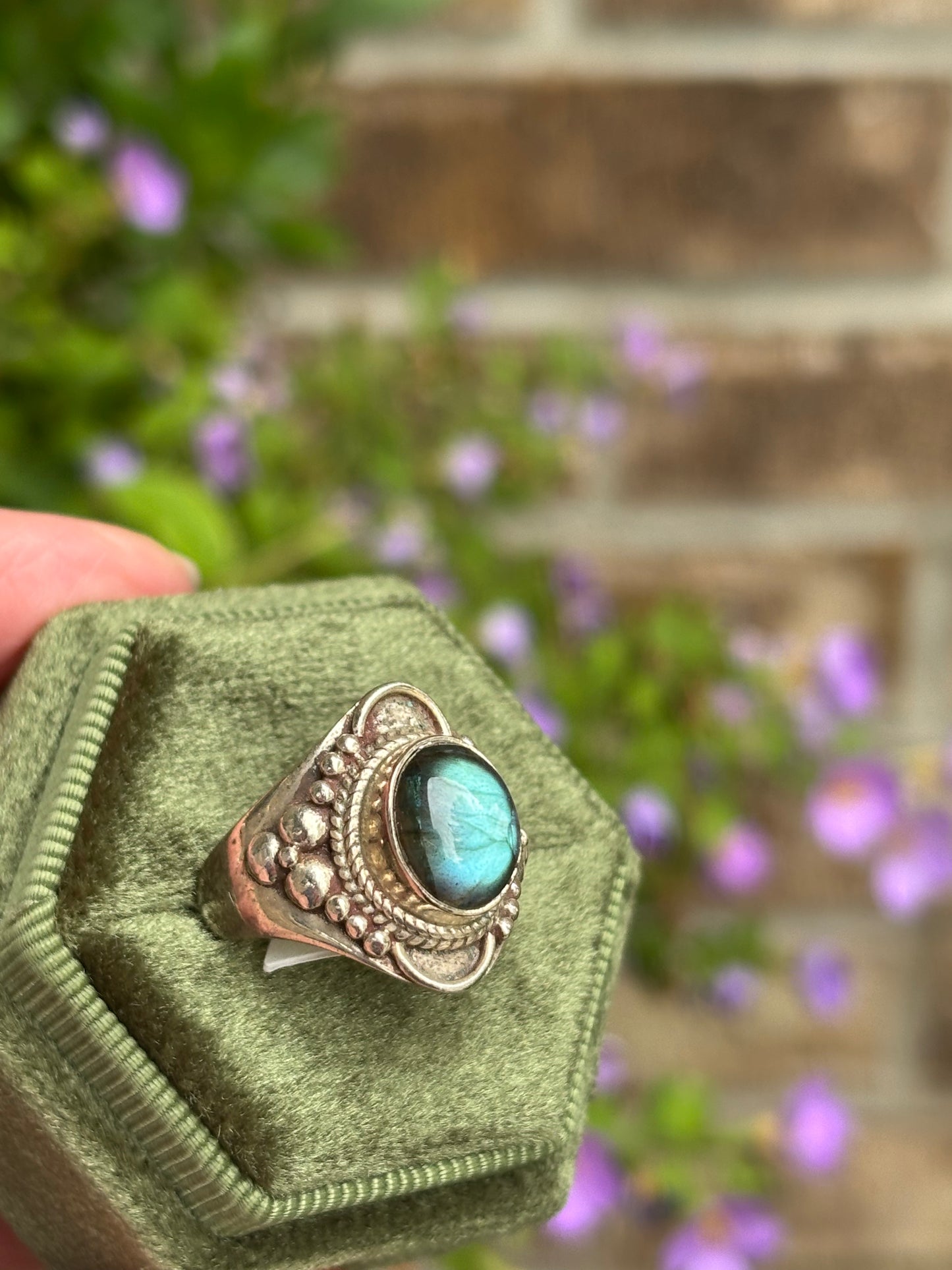 Labradorite ring Size 7