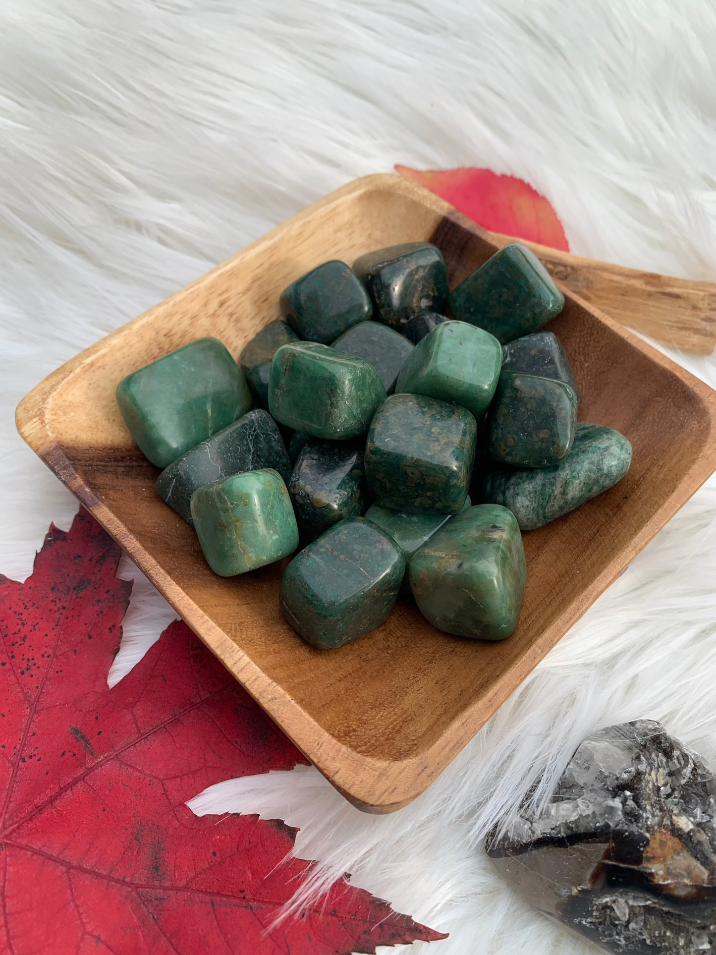 African Jade tumbles