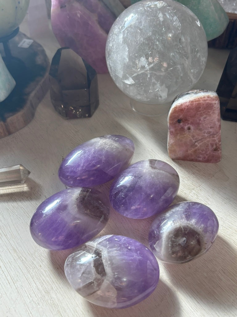 Dream Amethyst - Palm Stone | Madagascar