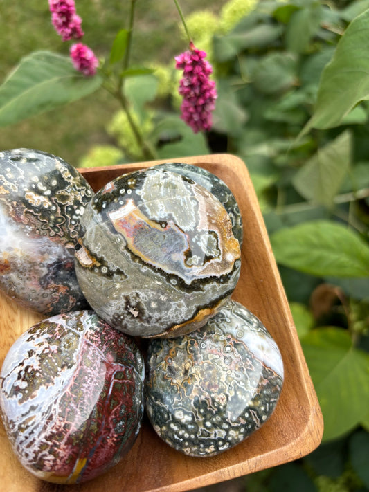 Ocean Jasper - Palm Stone | Madagascar