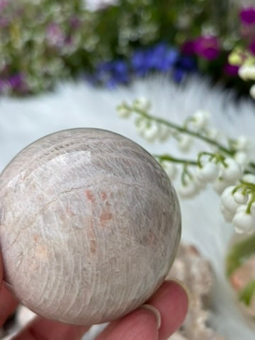 Microline Moonstone Sphere