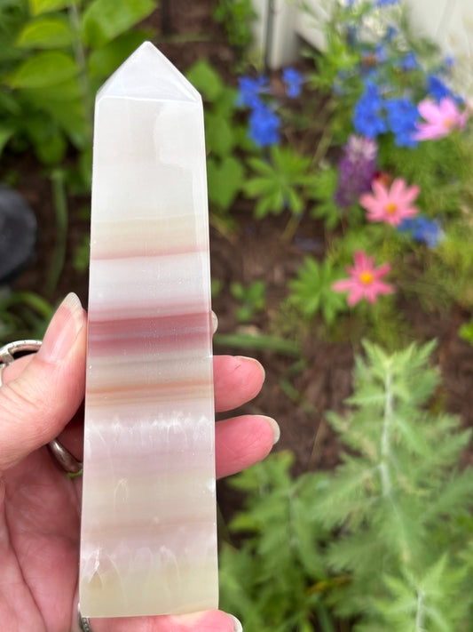 Watermelon Calcite - Tower - Pakistan