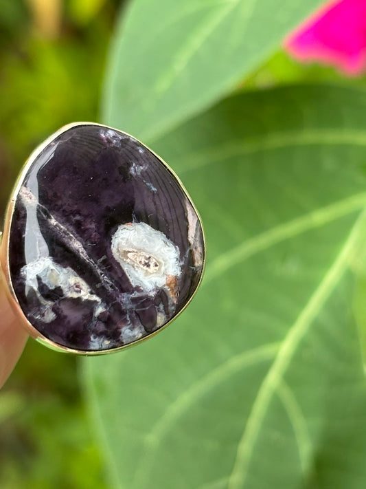 Tiffany Stone Ring Size 7 Adjustable