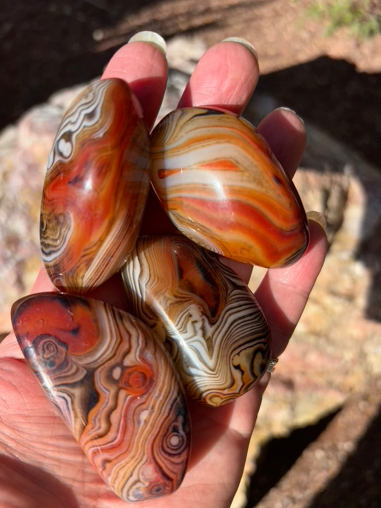 Sardonyx Palm Stone