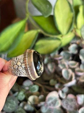 Black Onyx Ring size 6.5