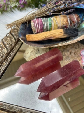 Strawberry Quartz tower