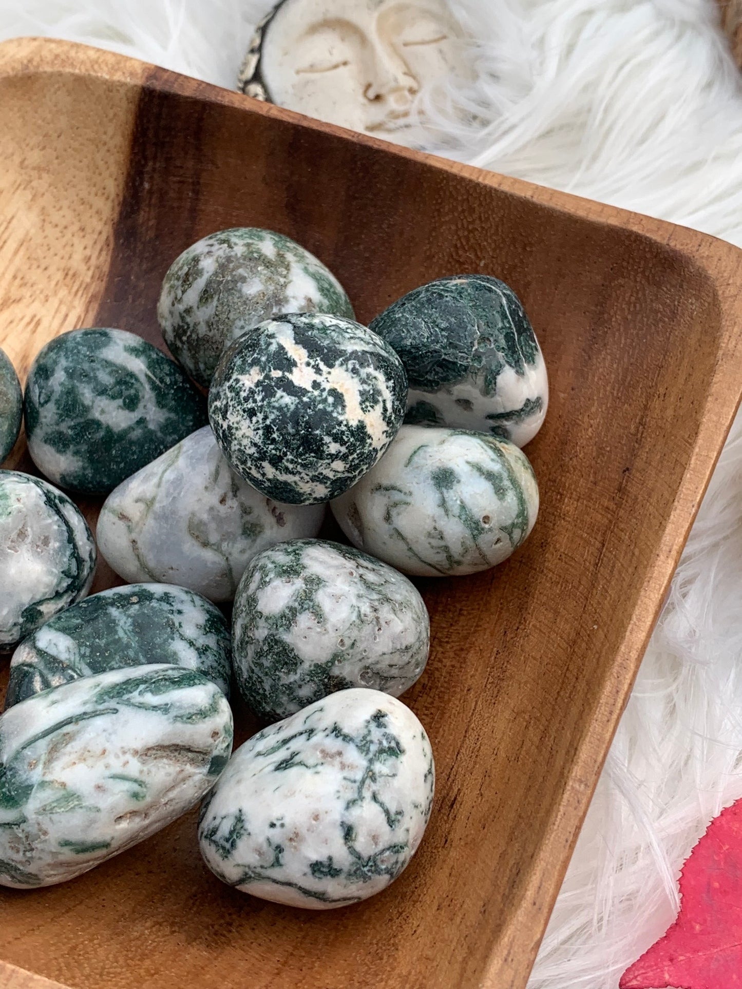 Green Tree Agate- Tumble