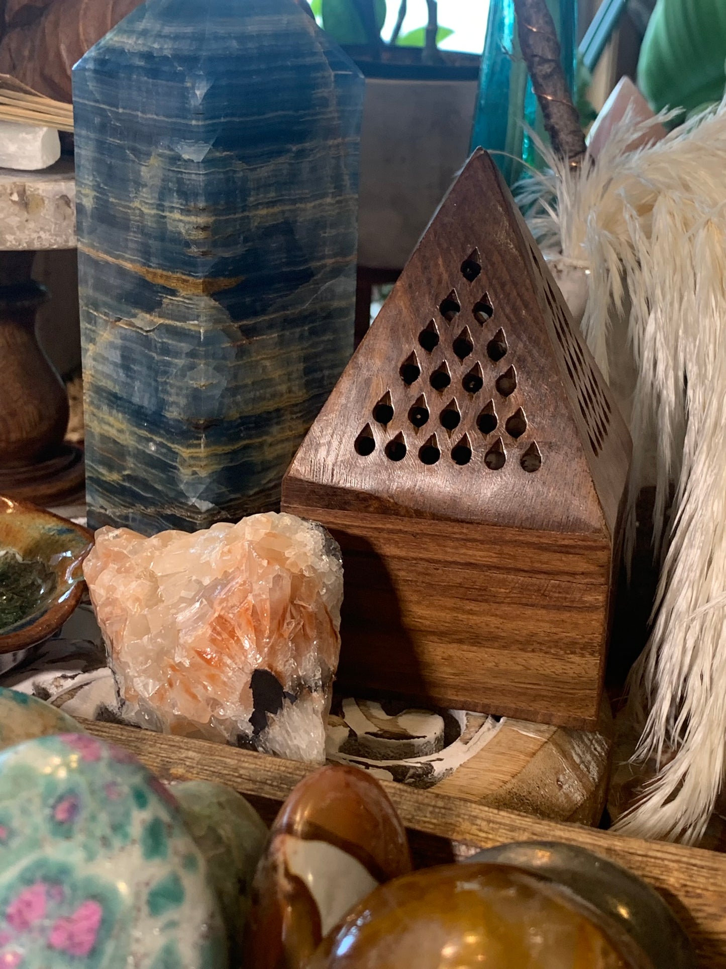 Incense Burner - Teak wood