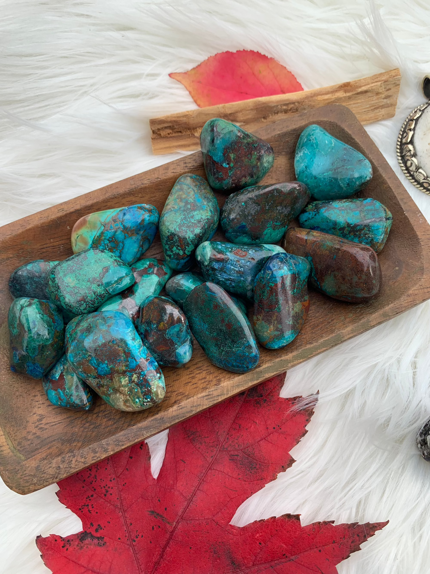 Chrysocolla tumbles
