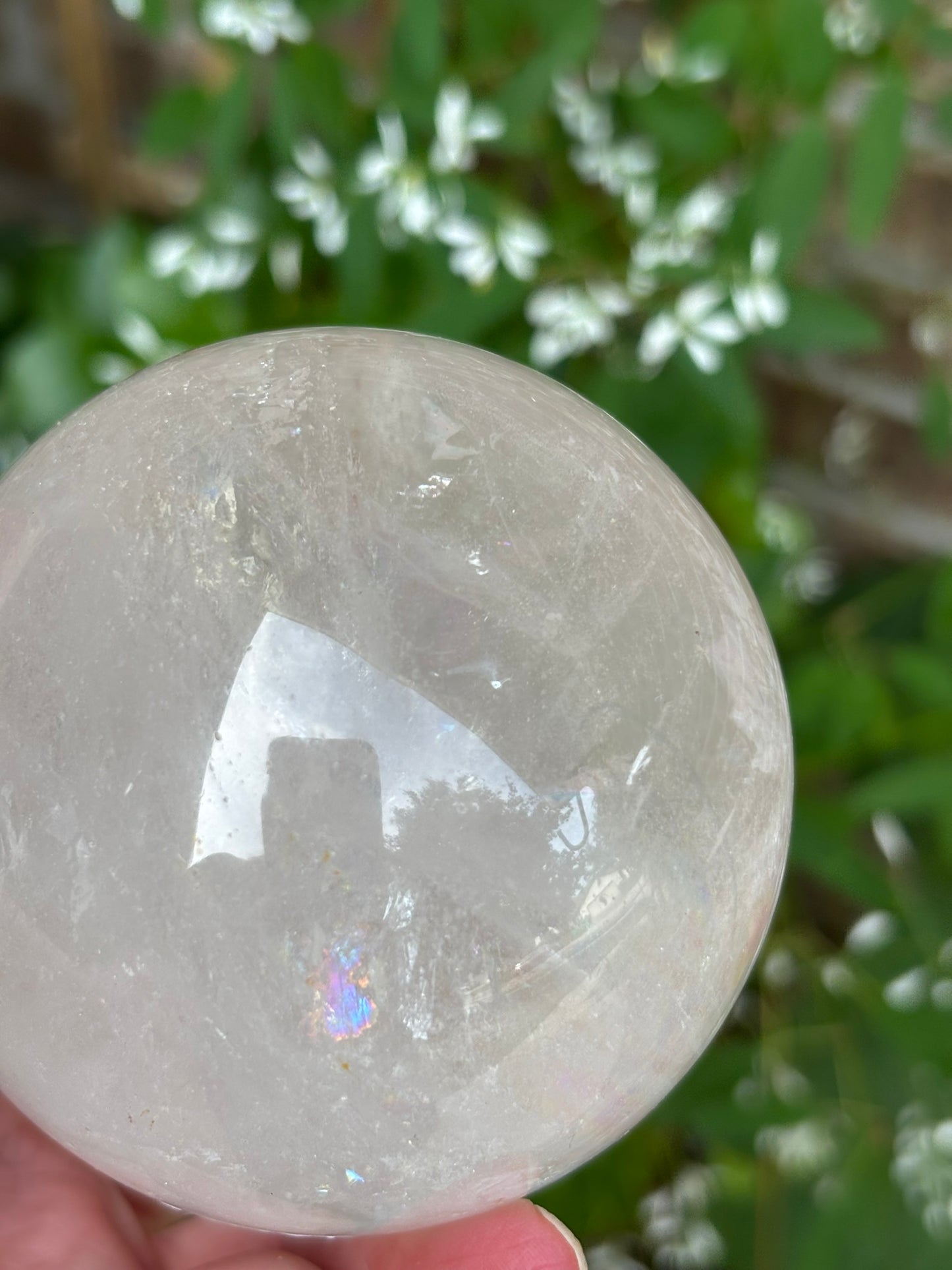 Lemurian Quartz Sphere - Brazil
