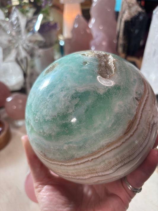 Caribbean Calcite - Sphere