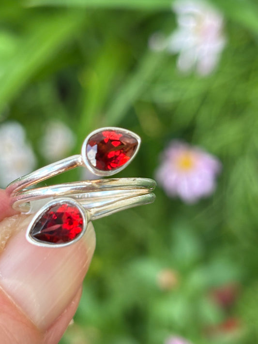 Garnet Ring size 8