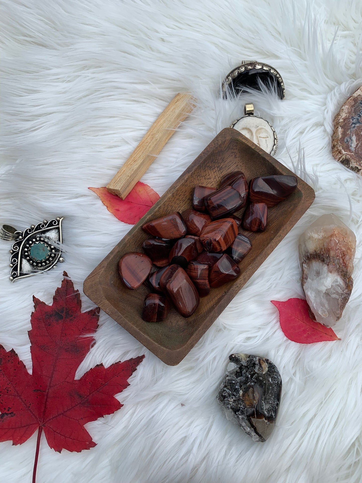 Red Tiger's Eye - Tumble