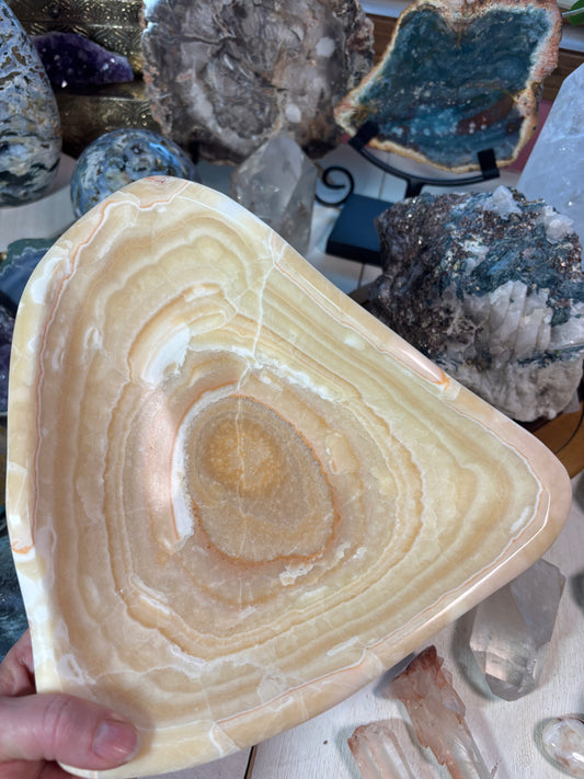 Aragonite Bowl - Morocco