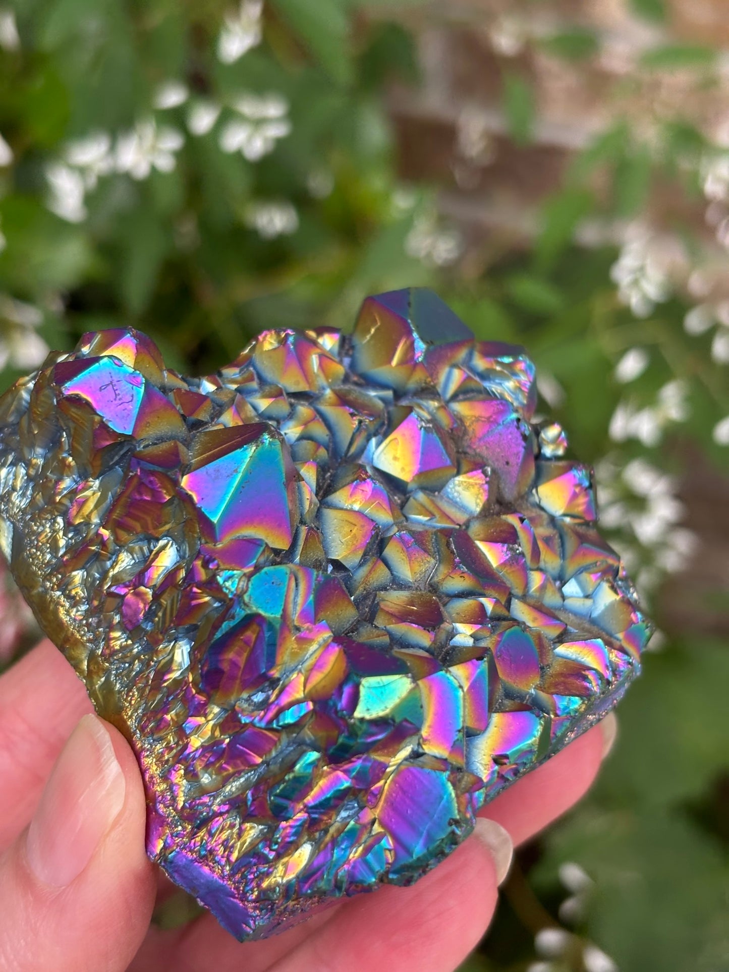 Aura Quartz Cluster