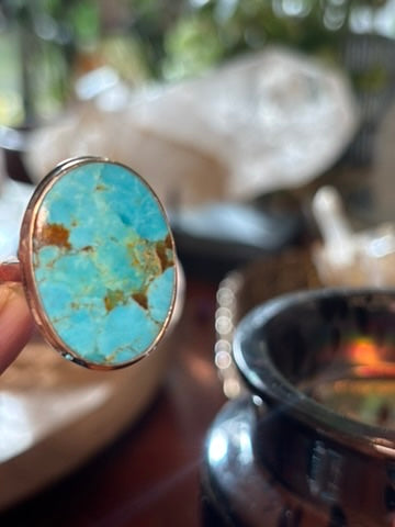 Turquoise Ring size 9.5