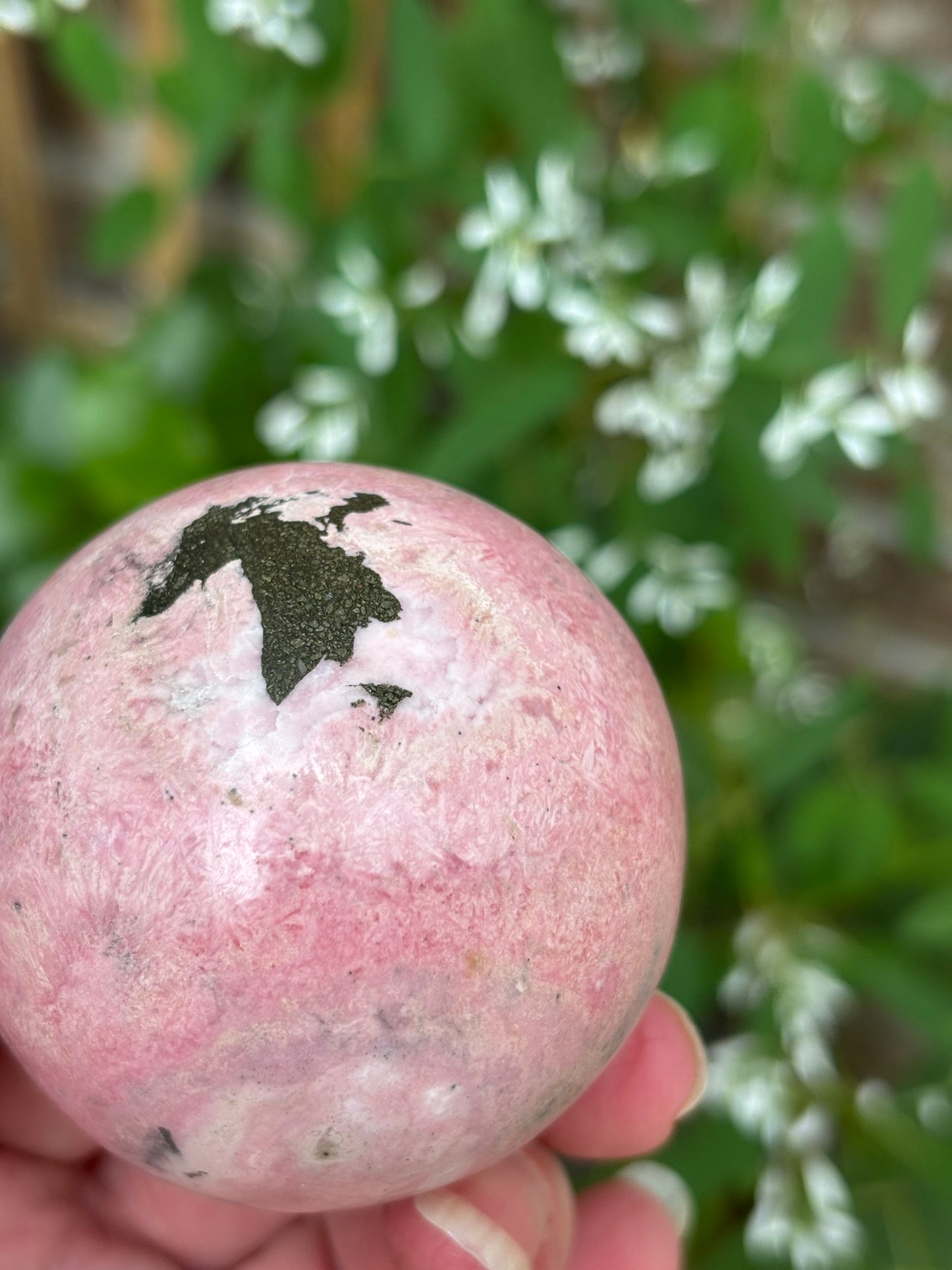 Rhodonite Sphere - Peru