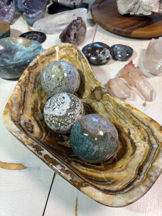 Aragonite Bowl - Morocco