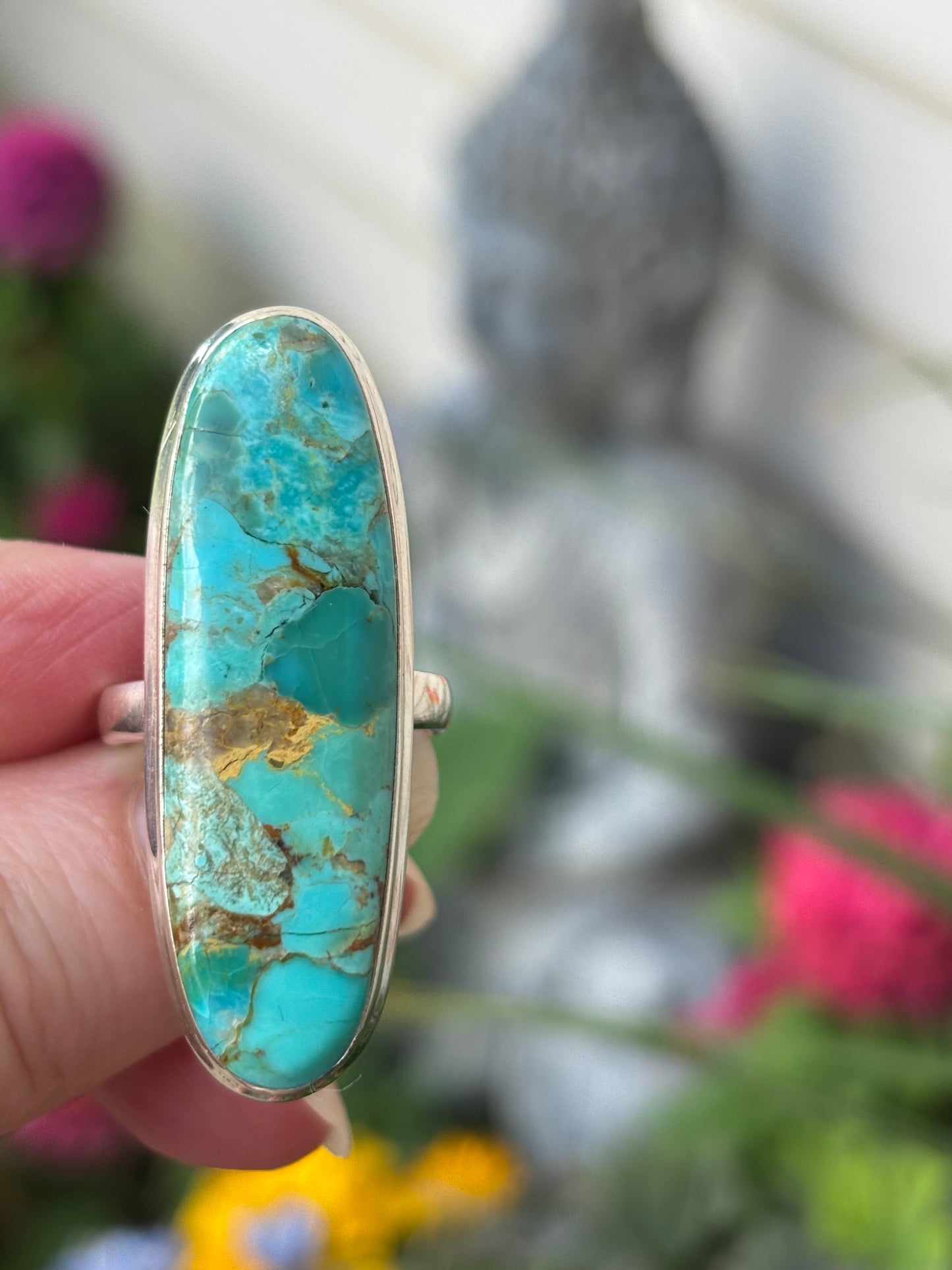 Turquoise Ring size 9