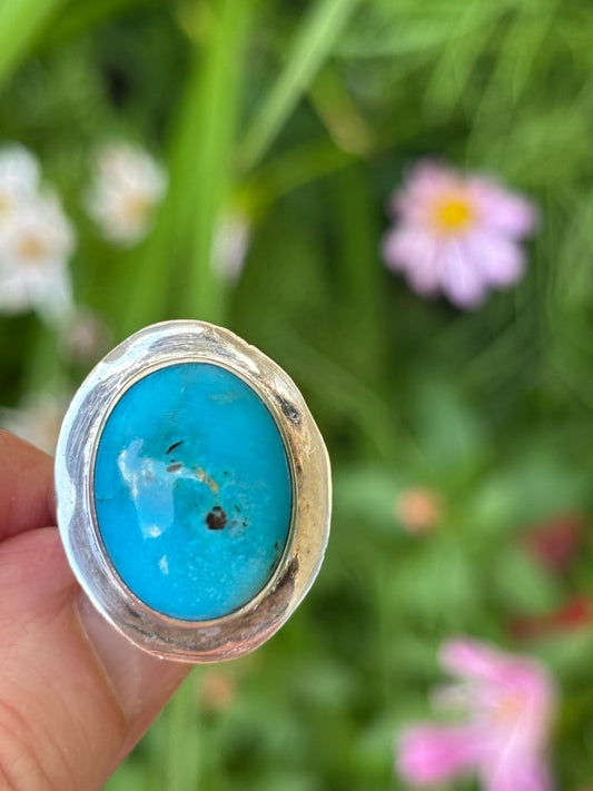 Turquoise Ring size 8